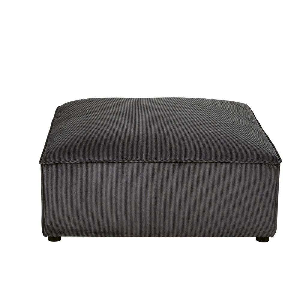 Pouf pour canapé modulable gris anthracite Pouf pour canapé modulable gris anthracite
