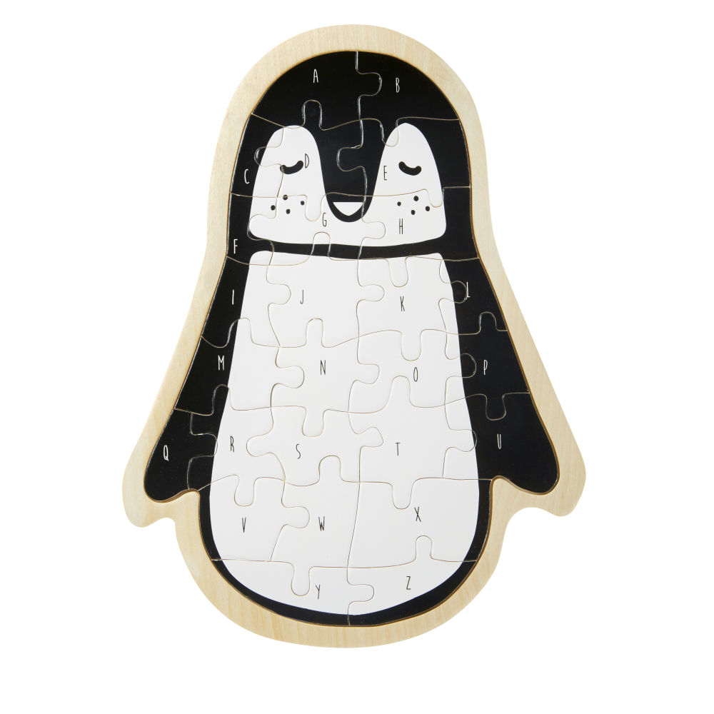 Puzzle pingouin blanc et noir Puzzle pingouin blanc et noir