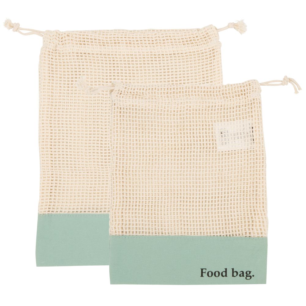 Sacs de provisions en coton (x2) Sacs de provisions en coton (x2)