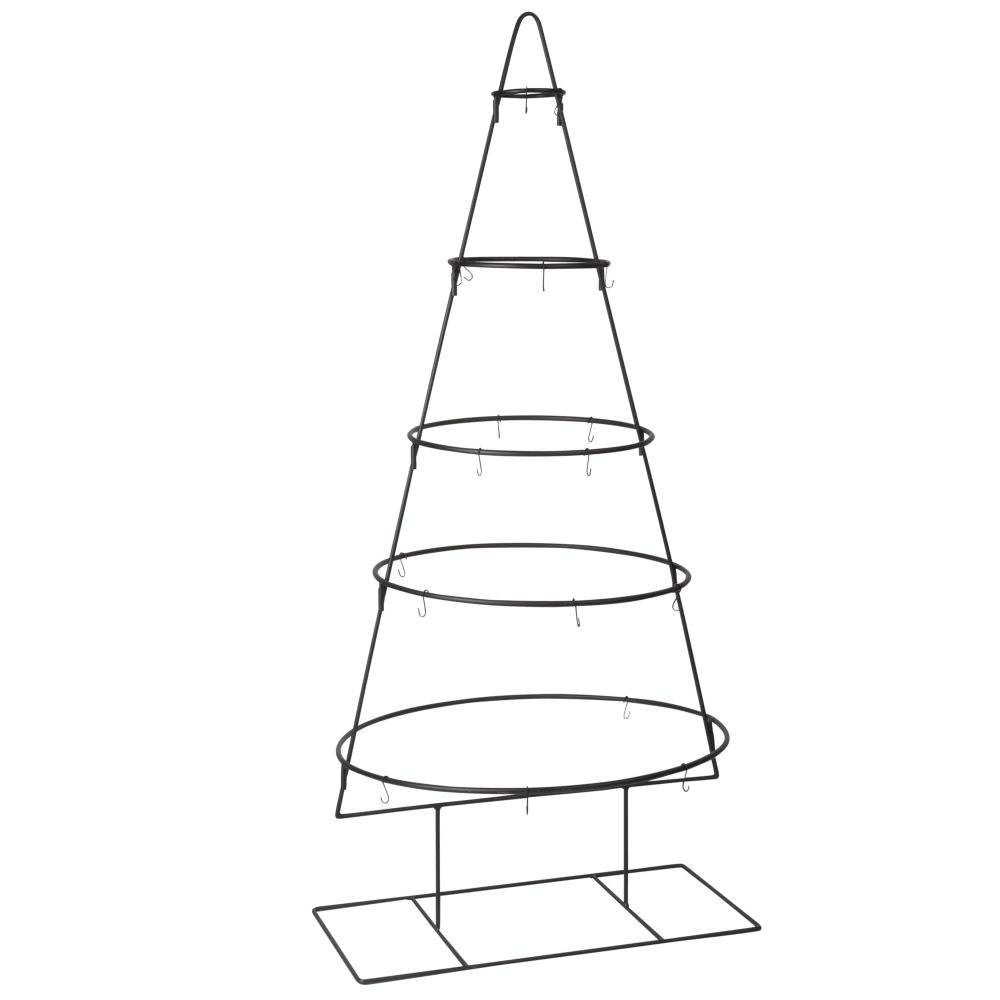Sapin en métal noir Sapin en métal noir