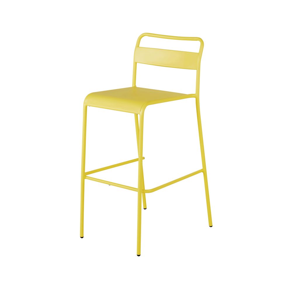 Sedia da bar professionale in metallo giallo - Modello Contemporaneo - Metallo - Maisons du Monde