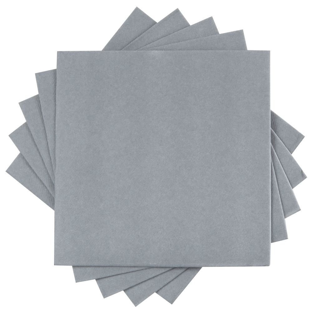 Serviettes en papier grises (X20)