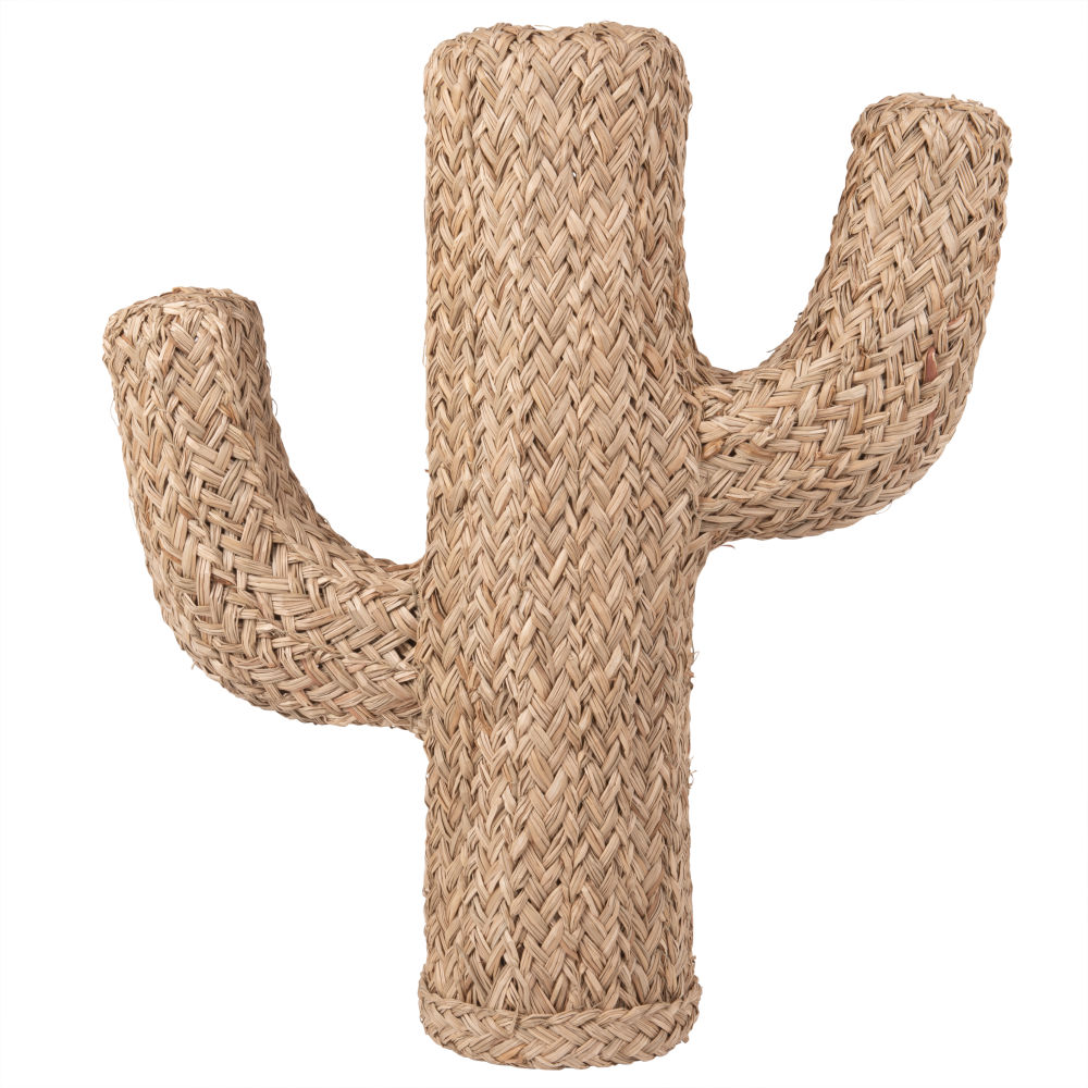 Statue cactus en fibre végétale H55 Statue cactus en fibre végétale H55
