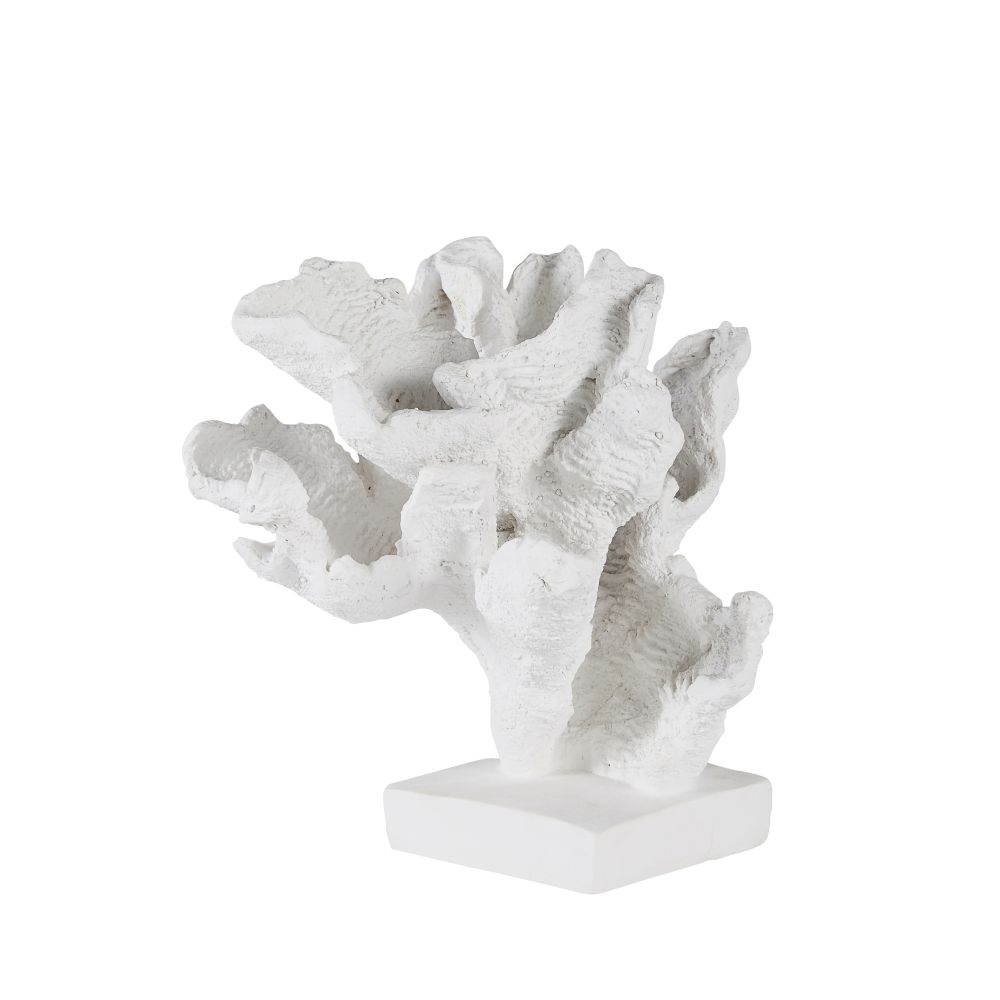 Statue corail blanche H26 (photo) Statue corail blanche H26
