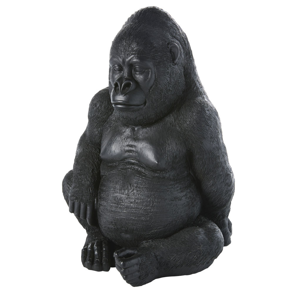 Statue gorille noire H42