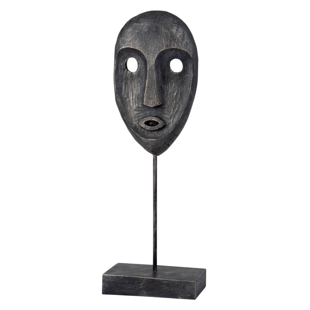 Statuette masque noir H40 Statuette masque noir H40