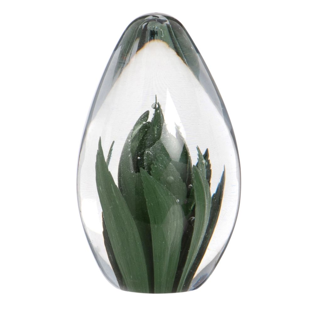 Statuette plante en verre H15 Statuette plante en verre H15