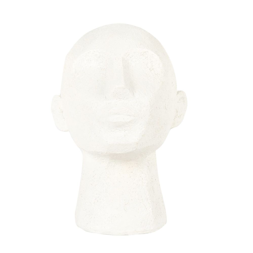 Statuette visage beige H23 Statuette visage beige H23