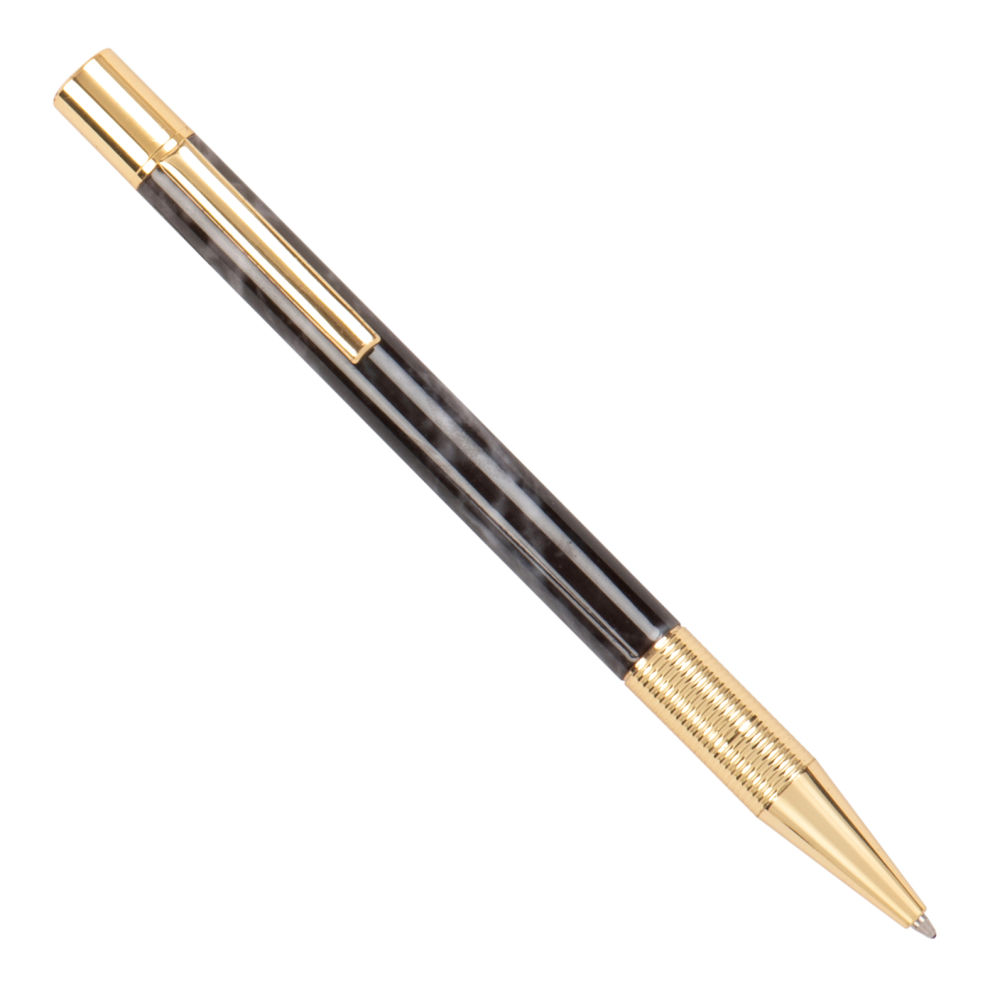 Stylo en métal noir et doré Stylo en métal noir et doré