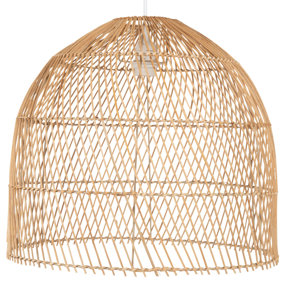 Suspension cloche en rotin tressé Suspension cloche en rotin tressé