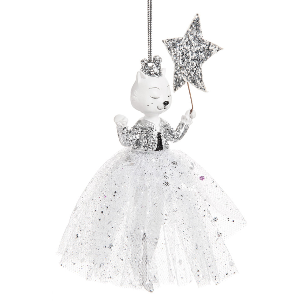 Suspension de Noël chat en tutu Suspension de Noël chat en tutu