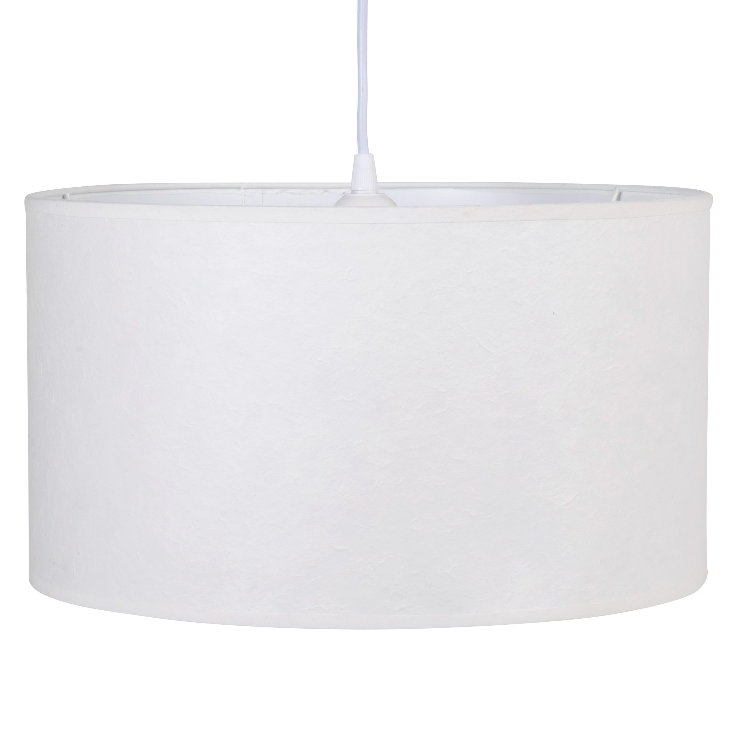 Suspension en papier maché blanc