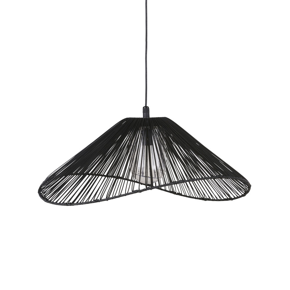Suspension filaire en métal noir
