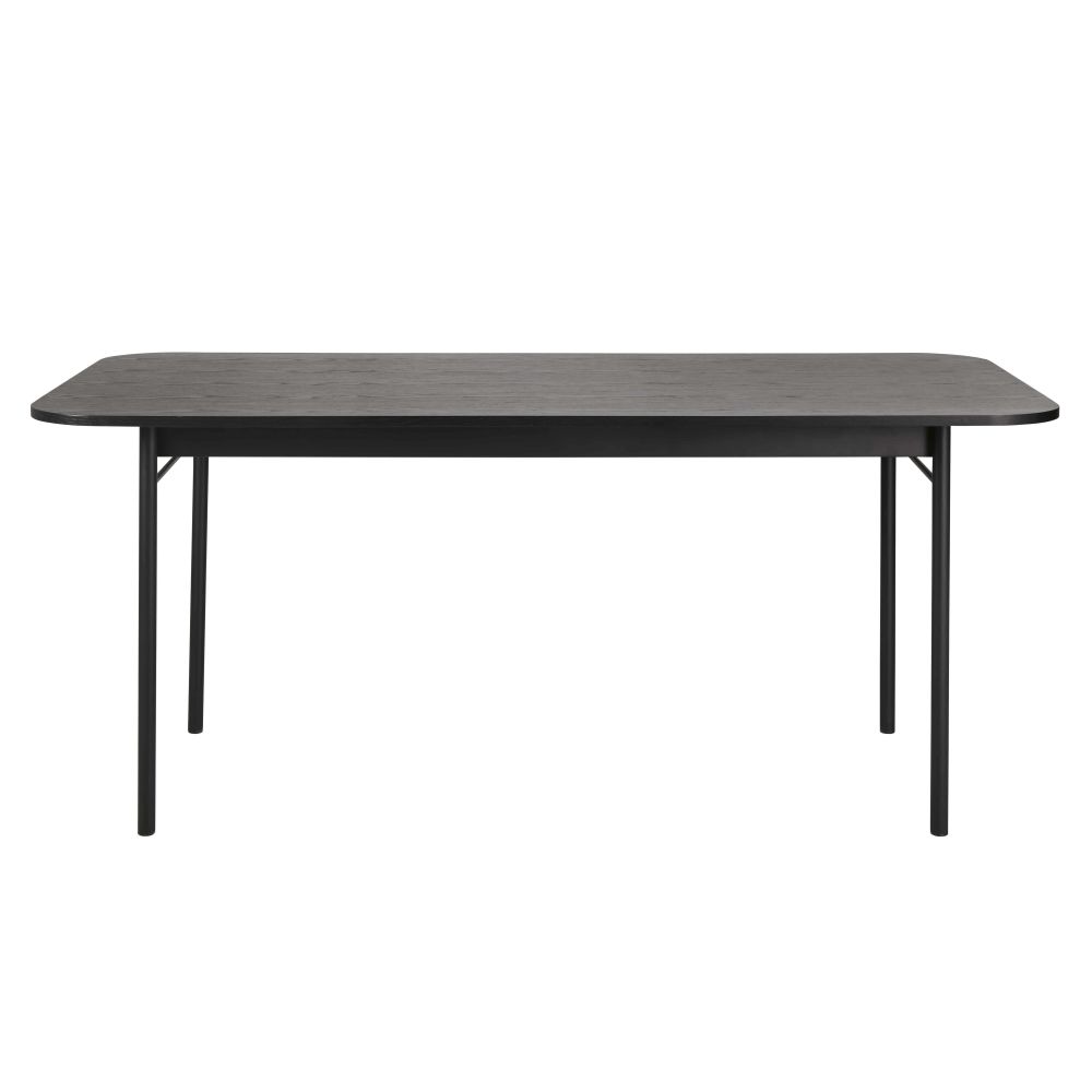 Table à manger noire 8 personnes L180 Table à manger noire 8 personnes L180