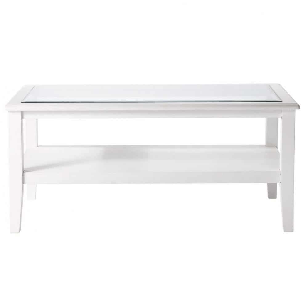 Table basse blanche L100 Table basse blanche L100