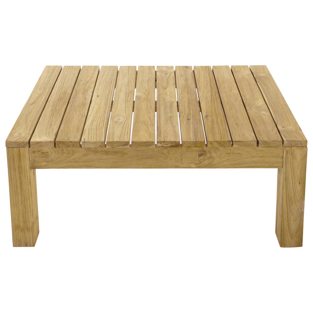 Table basse de jardin en teck L 102 (photo) Table basse de jardin en teck L 102