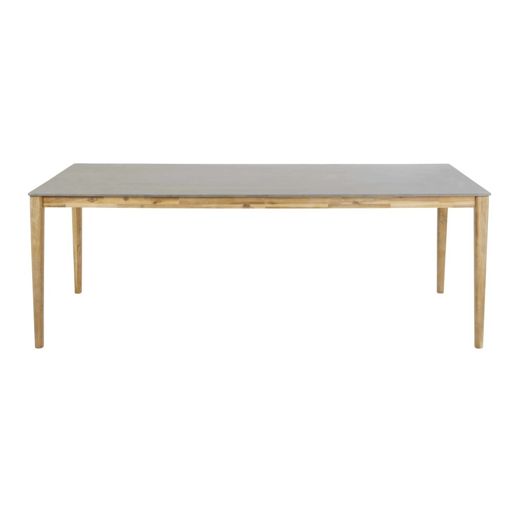 Table de jardin en ciment 8/10 personnes L220 Table de jardin en ciment 8/10 personnes L220