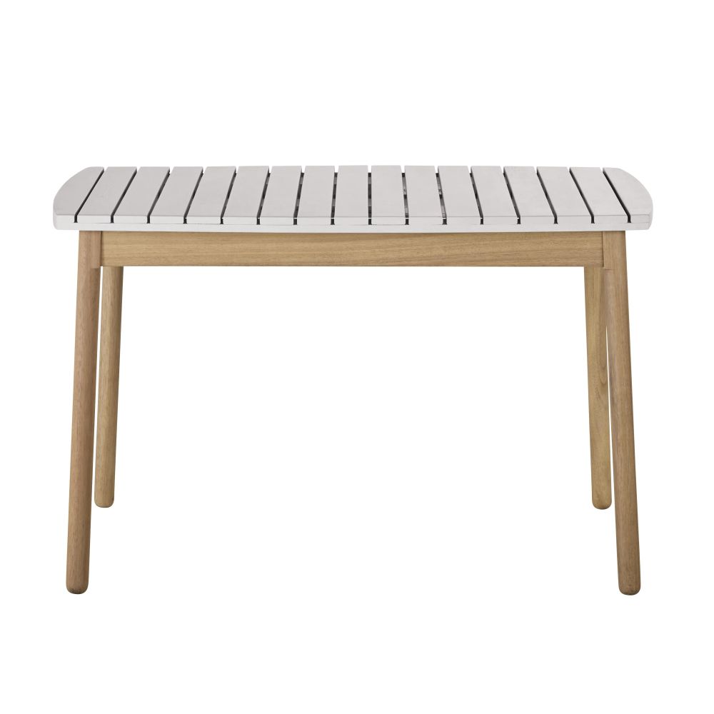 Table de jardin enfant en acacia massif gris clair L80 Table de jardin enfant en acacia massif gris clair L80