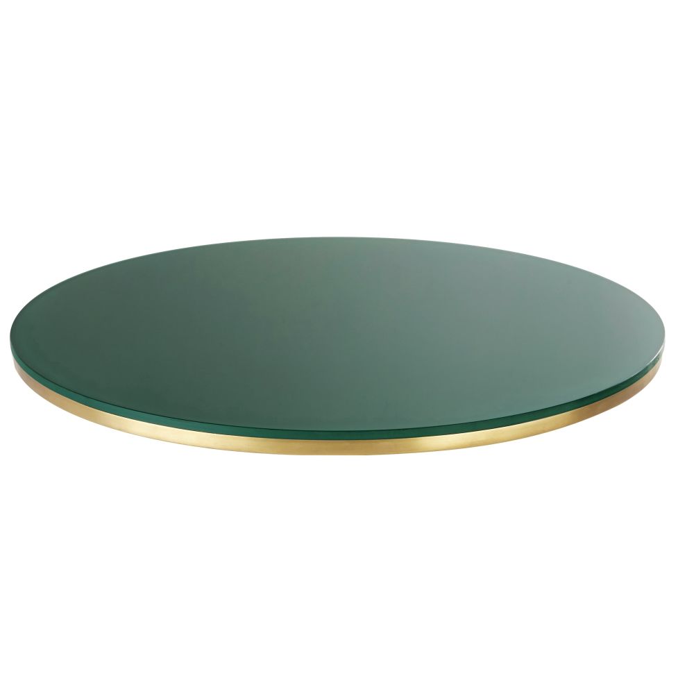 Tablero de mesa profesional de cristal verde para 2/4 personas D.70 EStilo contemporáneo Maisons du Monde