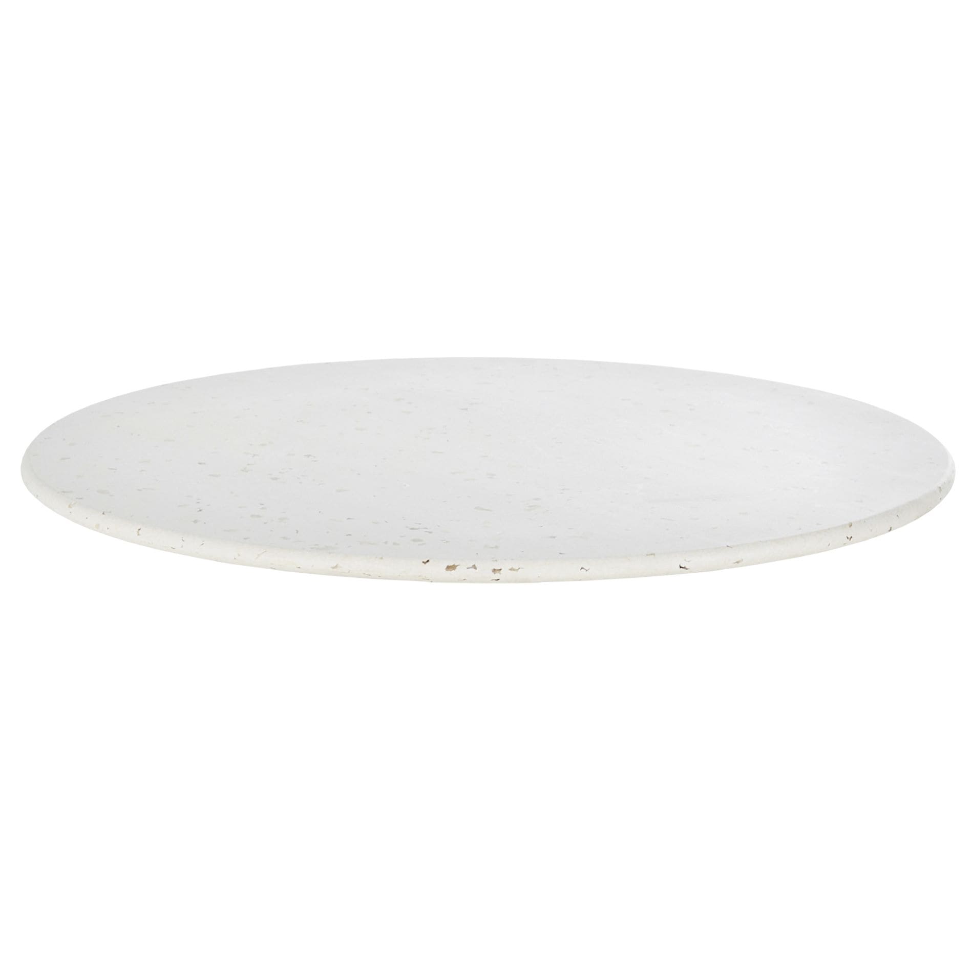 Tablero de mesa profesional redondo de plástico reciclado Le Pavé con efecto terrazo, 2 personas, D. 60 Estilo contemporáneo Plástico Maisons du monde