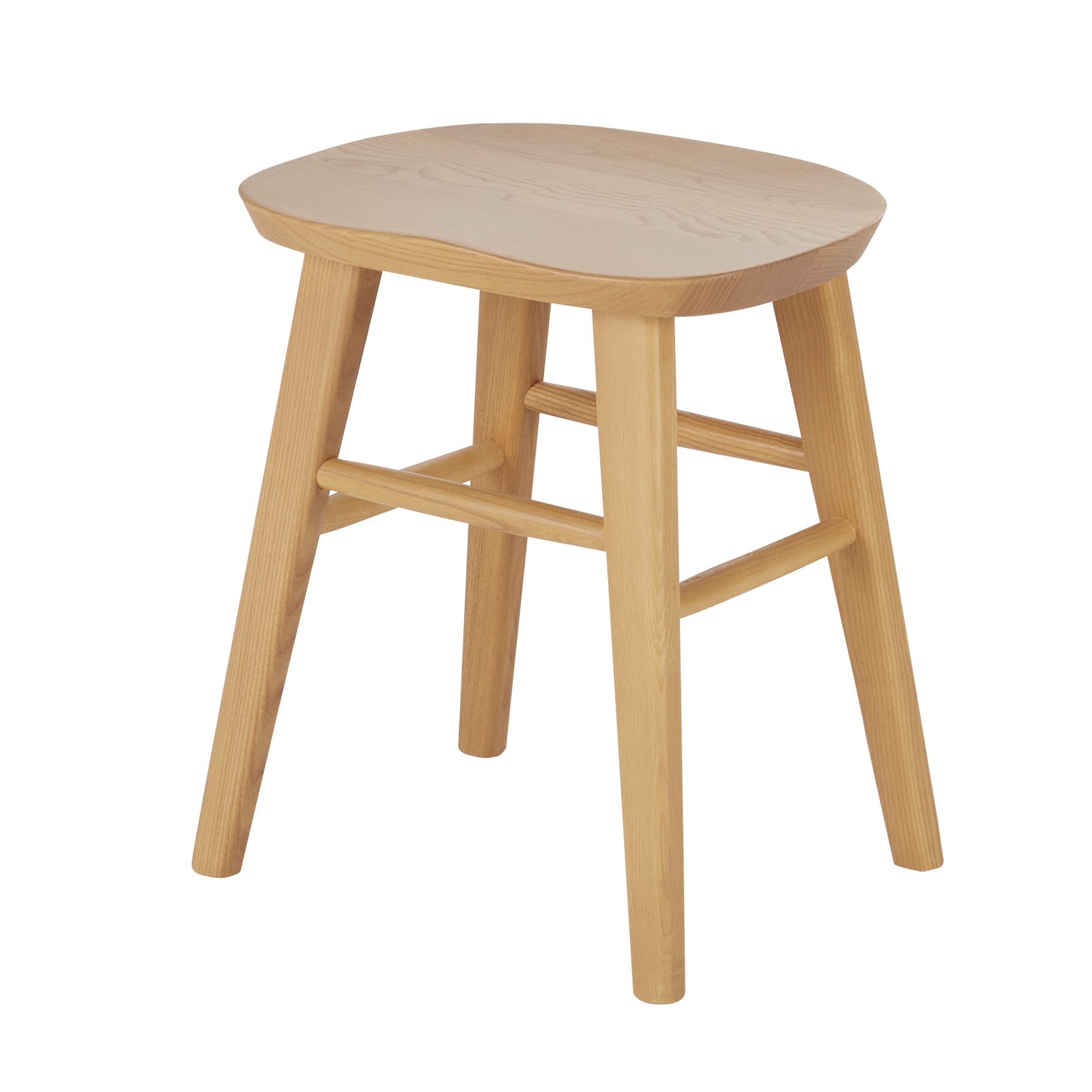 Tabouret en bois de frêne H45