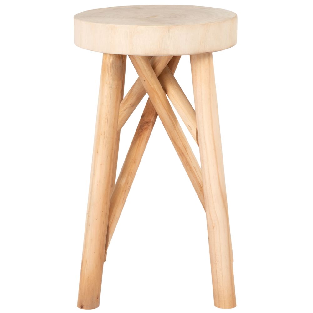 Tabouret en paulownia Tabouret en paulownia