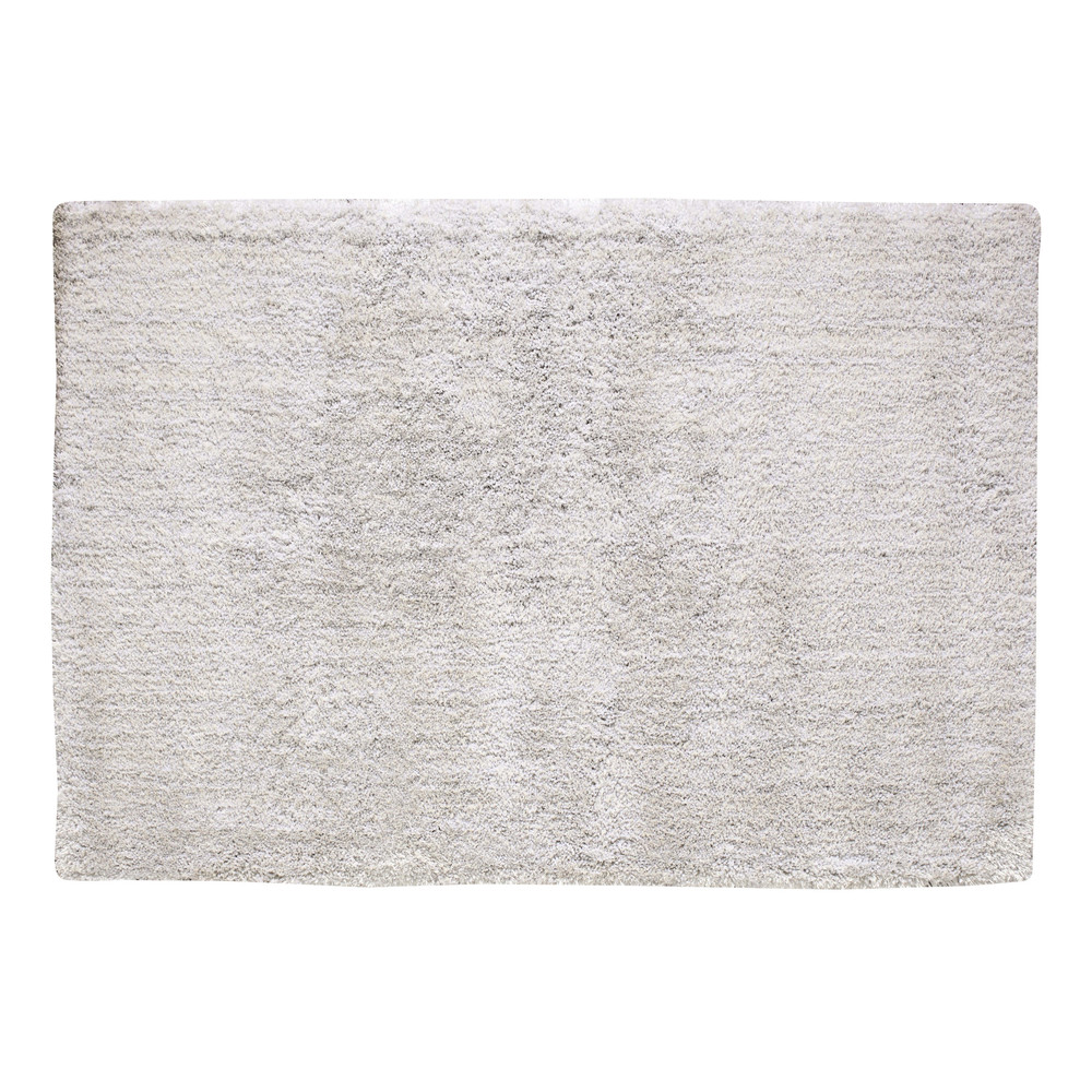 Tapis à poils longs écru 160 x 230 cm