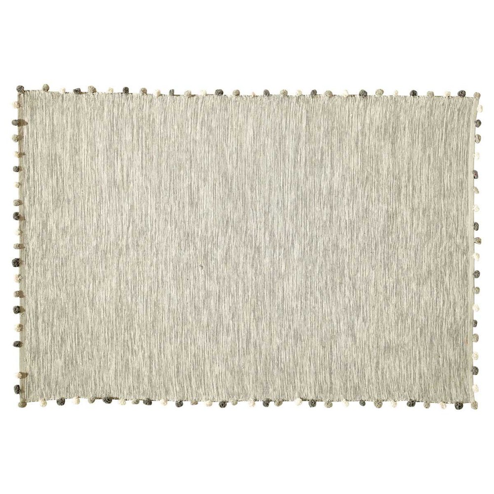 Tapis en coton écru 120x180 (photo) Tapis en coton écru 120x180