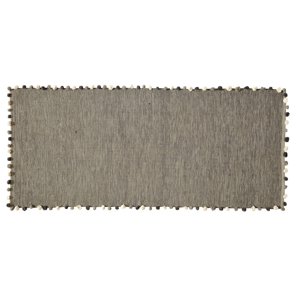 Tapis en coton gris 80x200 Tapis en coton gris 80x200