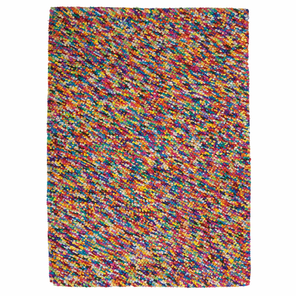 Tapis en laine multicolore 160 x 230 cm
