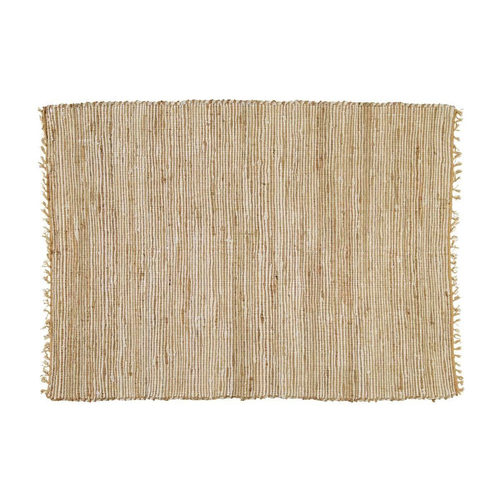 Tapis tressé en coton et jute 140x200