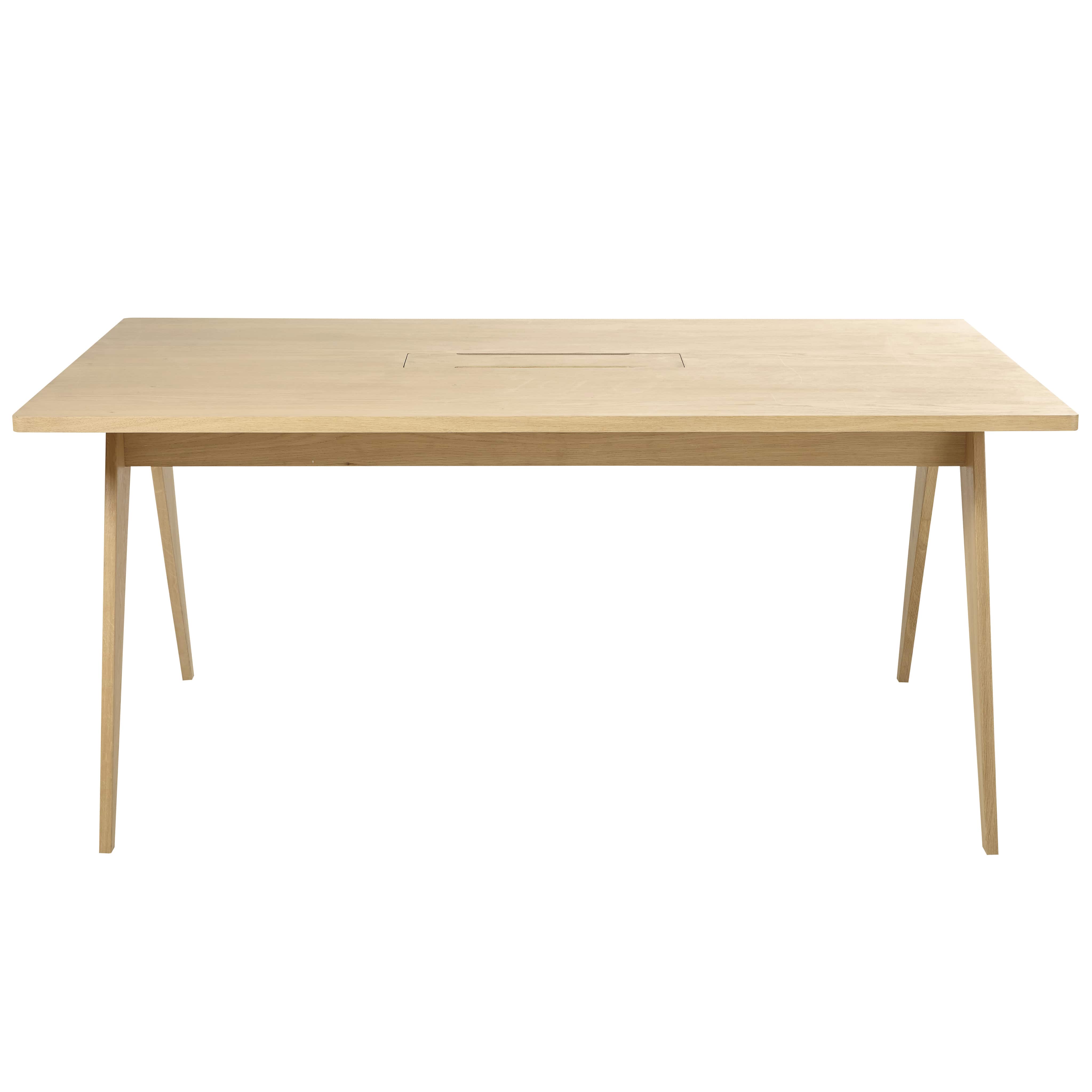 Tavolo da riunione 6/8 persone, 170 cm - Modello Contemporaneo - Beige - Legno - Maisons du Monde