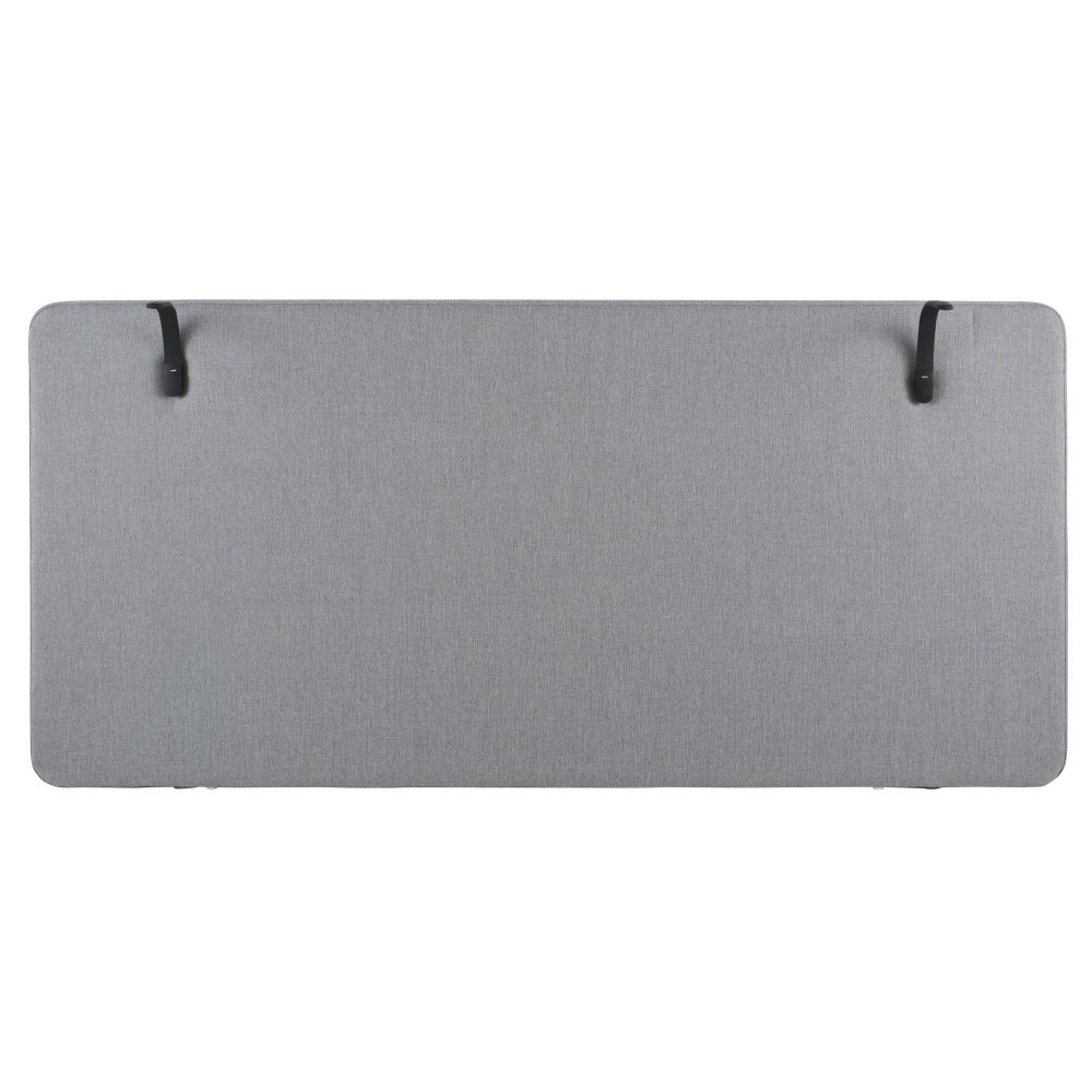 Testiera professionale collegata grigio erica 140 con luce di lettura integrata - Modello Contemporaneo - Grigio - Legno - Maisons du Monde