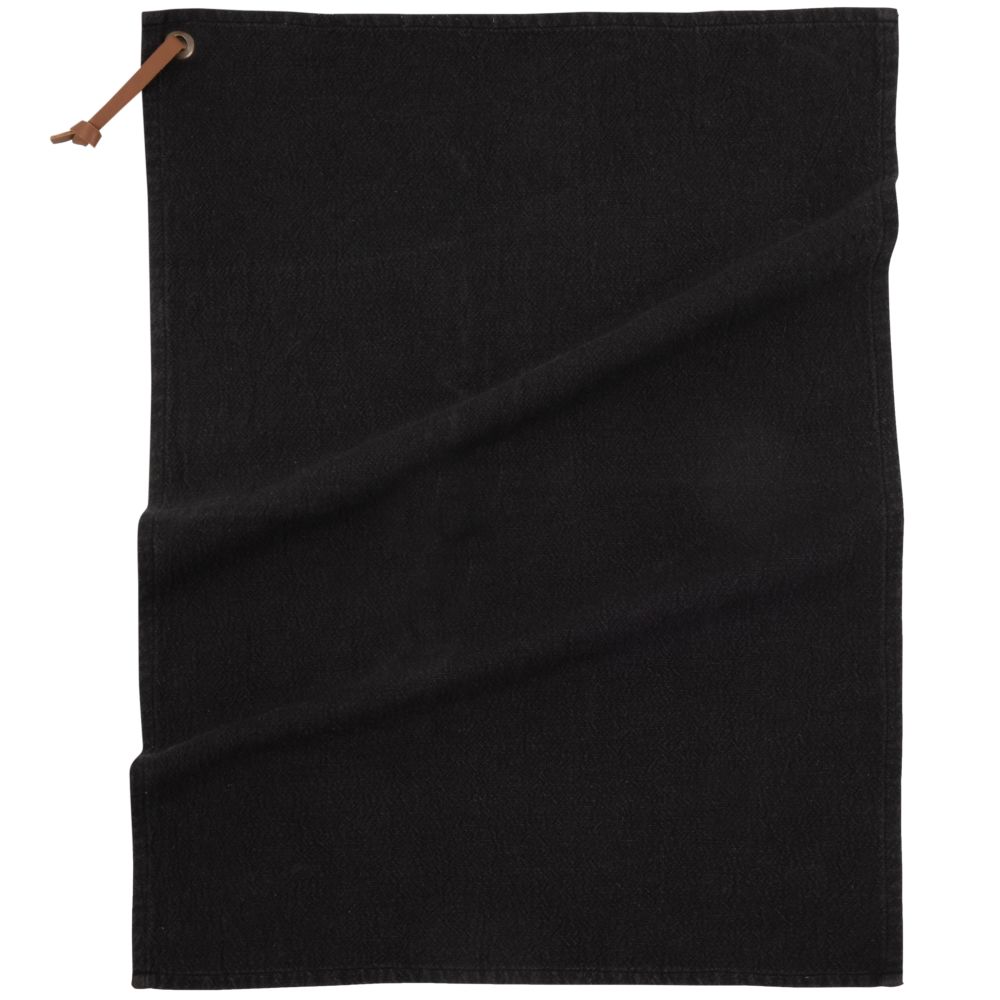 Torchon en coton gris anthracite Torchon en coton gris anthracite