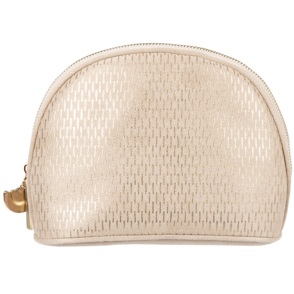 Trousse beige à motifs (photo) Trousse beige à motifs