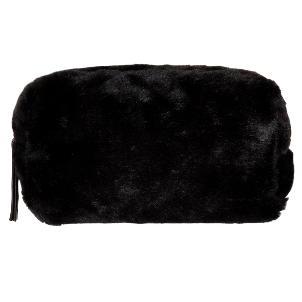 Trousse imitation fourrure noire Trousse imitation fourrure noire