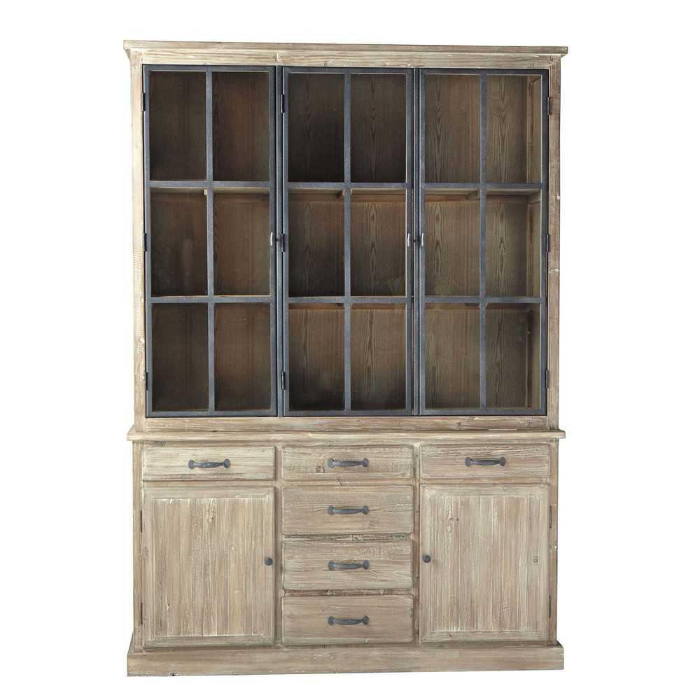 Vaisselier en pin recyclé