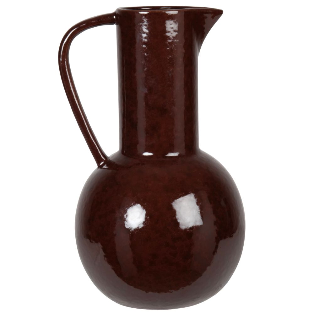 Vase à anse en grès rouge H29 Vase à anse en grès rouge H29
