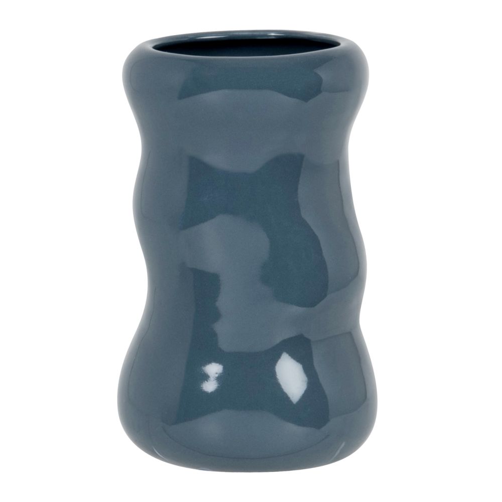 Vase en dolomite bleue H15
