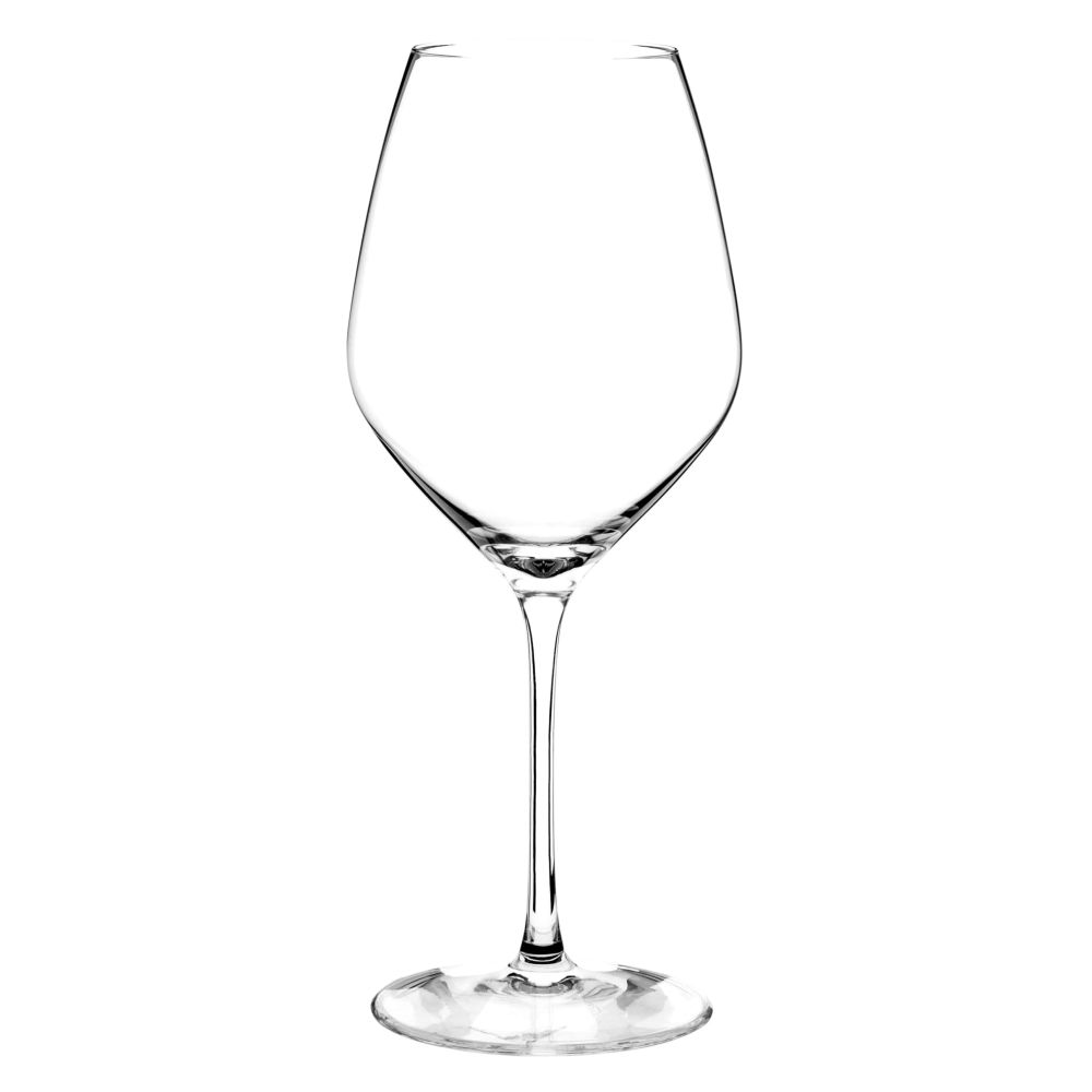 Verre à vin en verre transparent