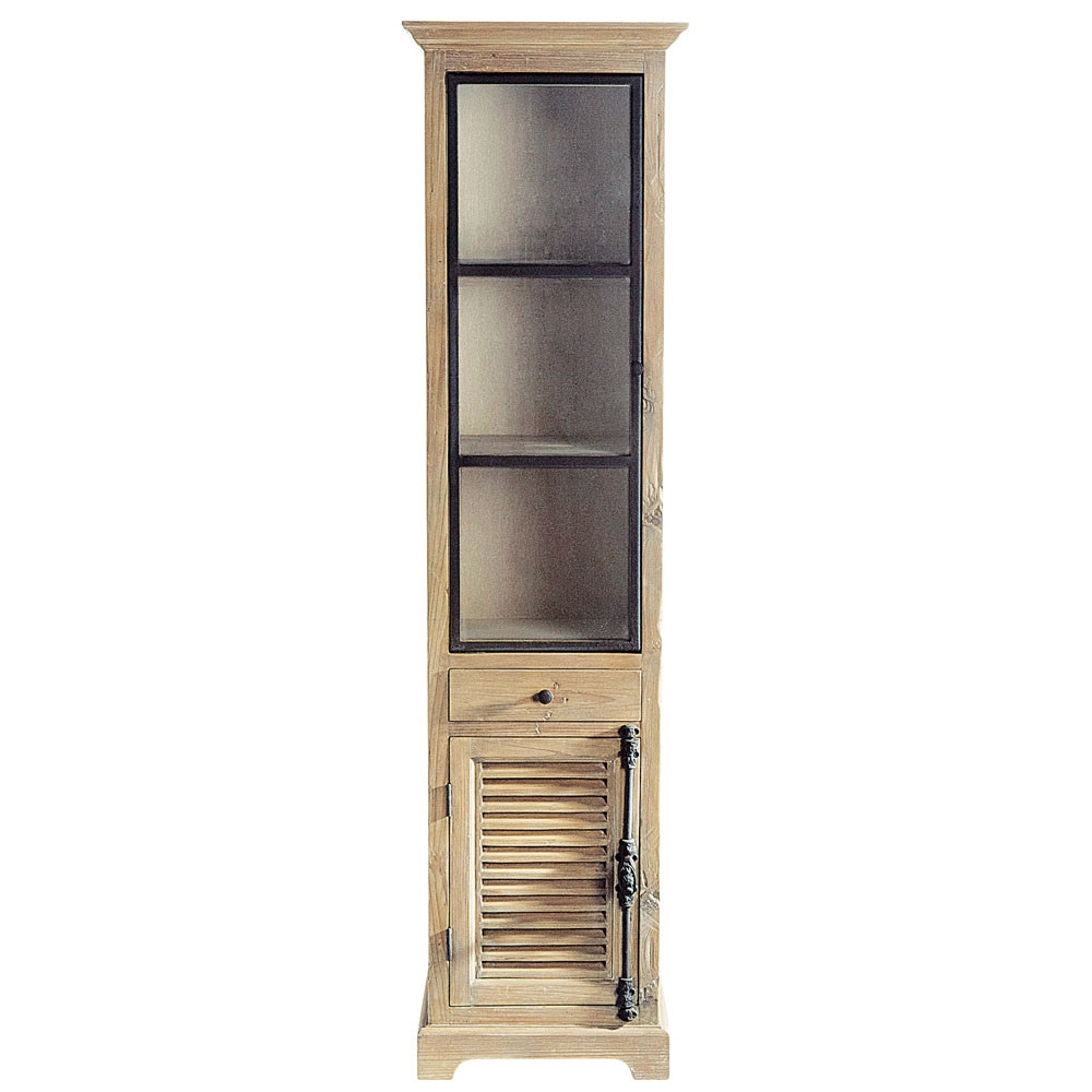 Vitrine en bois recyclé L 52 cm (photo) Vitrine en bois recyclé L 52 cm