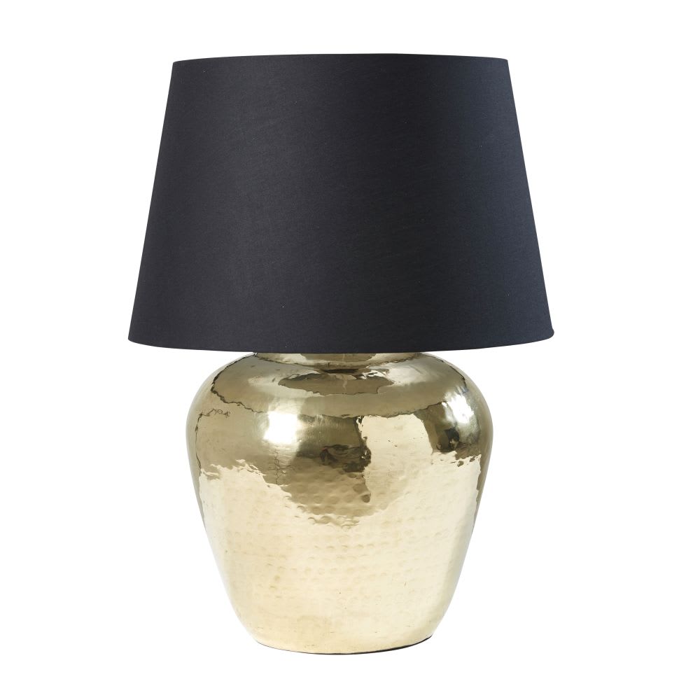 Noir Abat En Métal Lampe Et Jour Doré qzMGUVjLpS