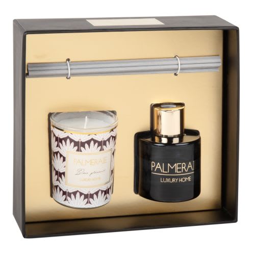 Diffuseur Bois Précieux Coffret Parfum Et 30ml Bougie vmywNO08n