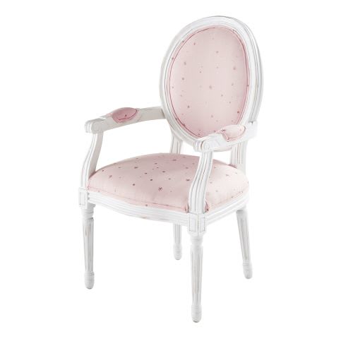 Dorées Rose Fauteuil Étoiles Enfant Motifs I2be9WDHEY