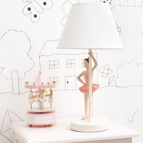 Jour Lampe Et Blanc Abat Ballerine N8wOPkZXn0