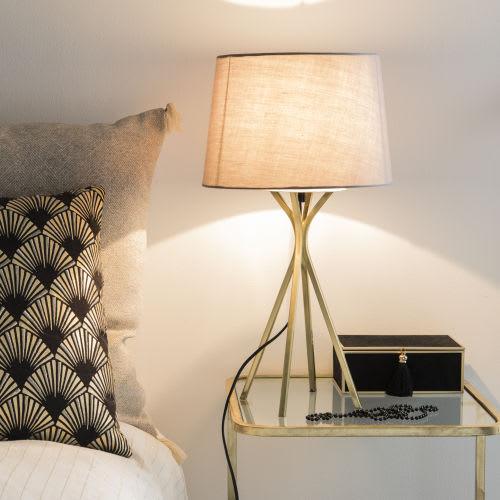 Jour En Abat Taupe Lampe Et Métal PTlwZOkuiX