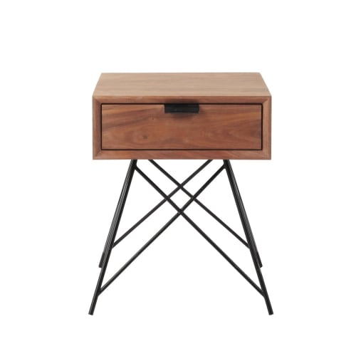 1 Vintage Du TiroirMaisons De Chevet Table Monde Tl1FcJ3K