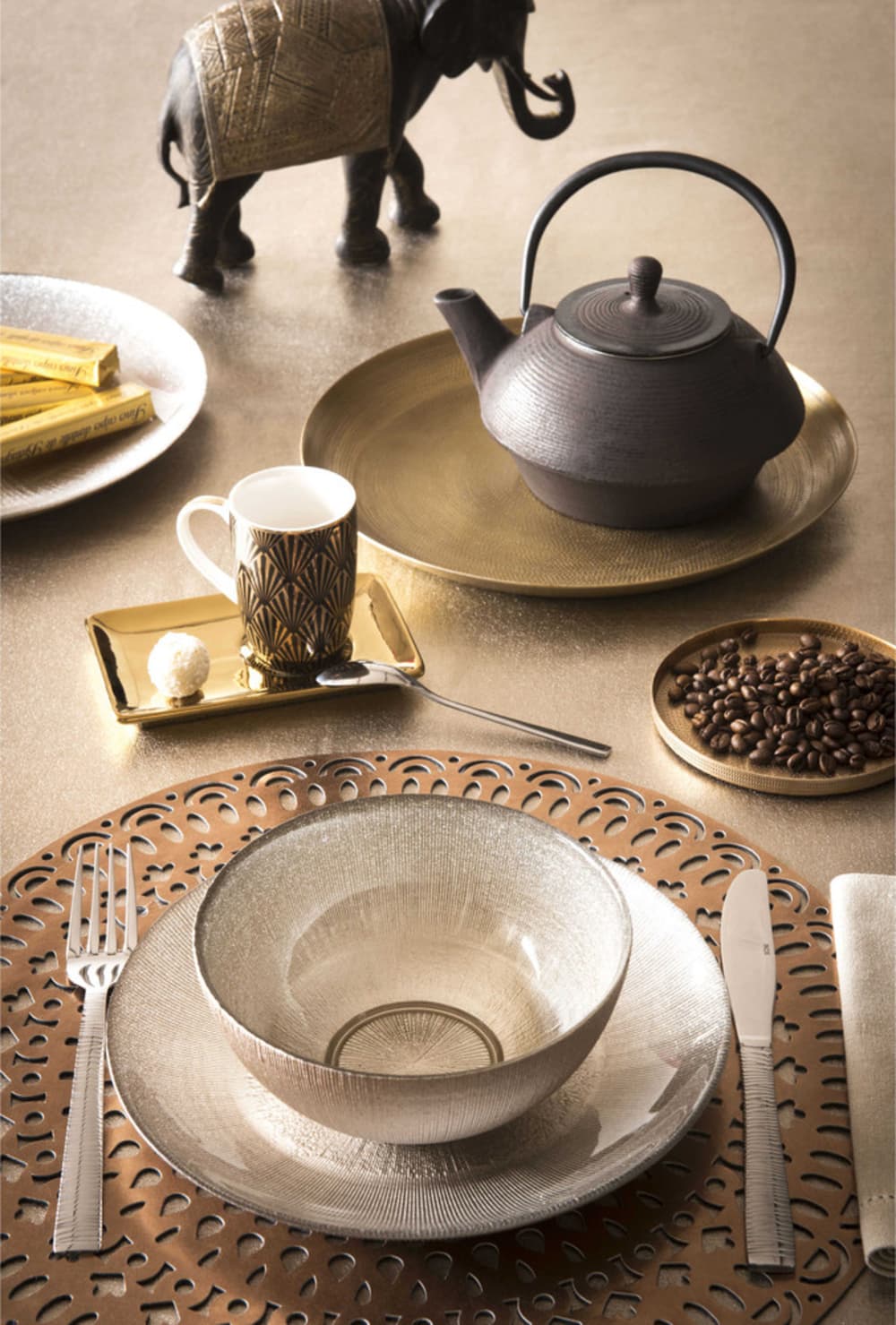 Coffret 24 couverts Savane Maisons du Monde