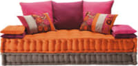 2/3 seater cotton day bed, multicoloured 2/3 seater cotton day bed, multicoloured