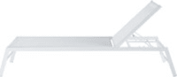 Bain de soleil en aluminium blanc Bain de soleil en aluminium blanc